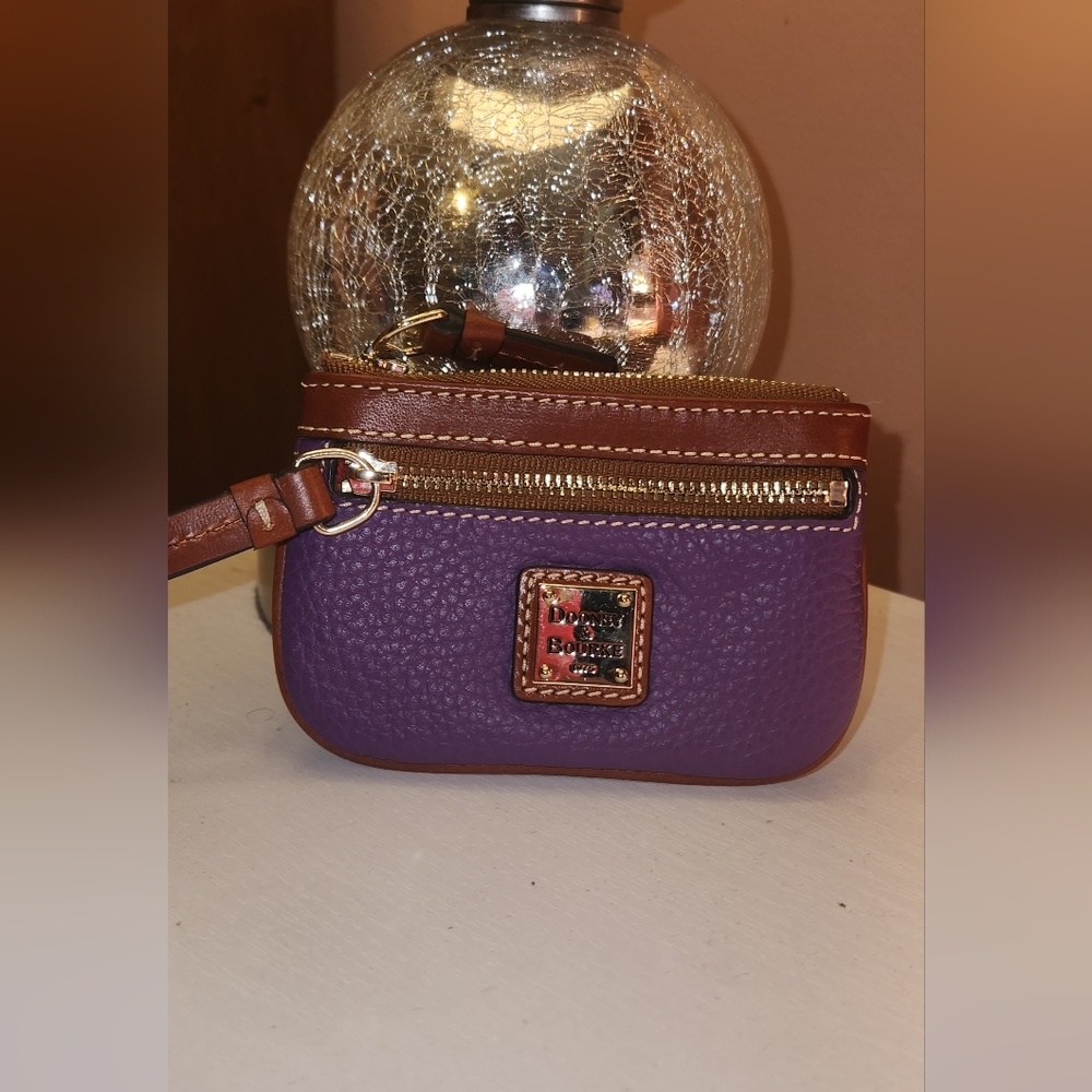 Dooney & Bourke Violet Coin Pouch